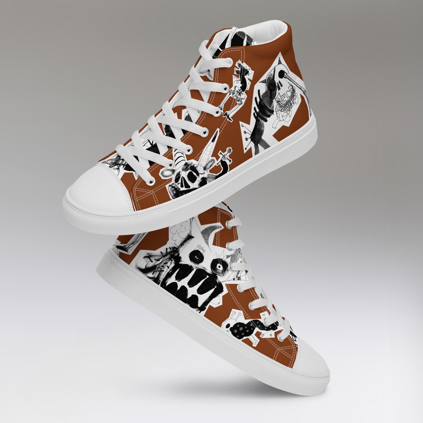 Men’s high top canvas shoes