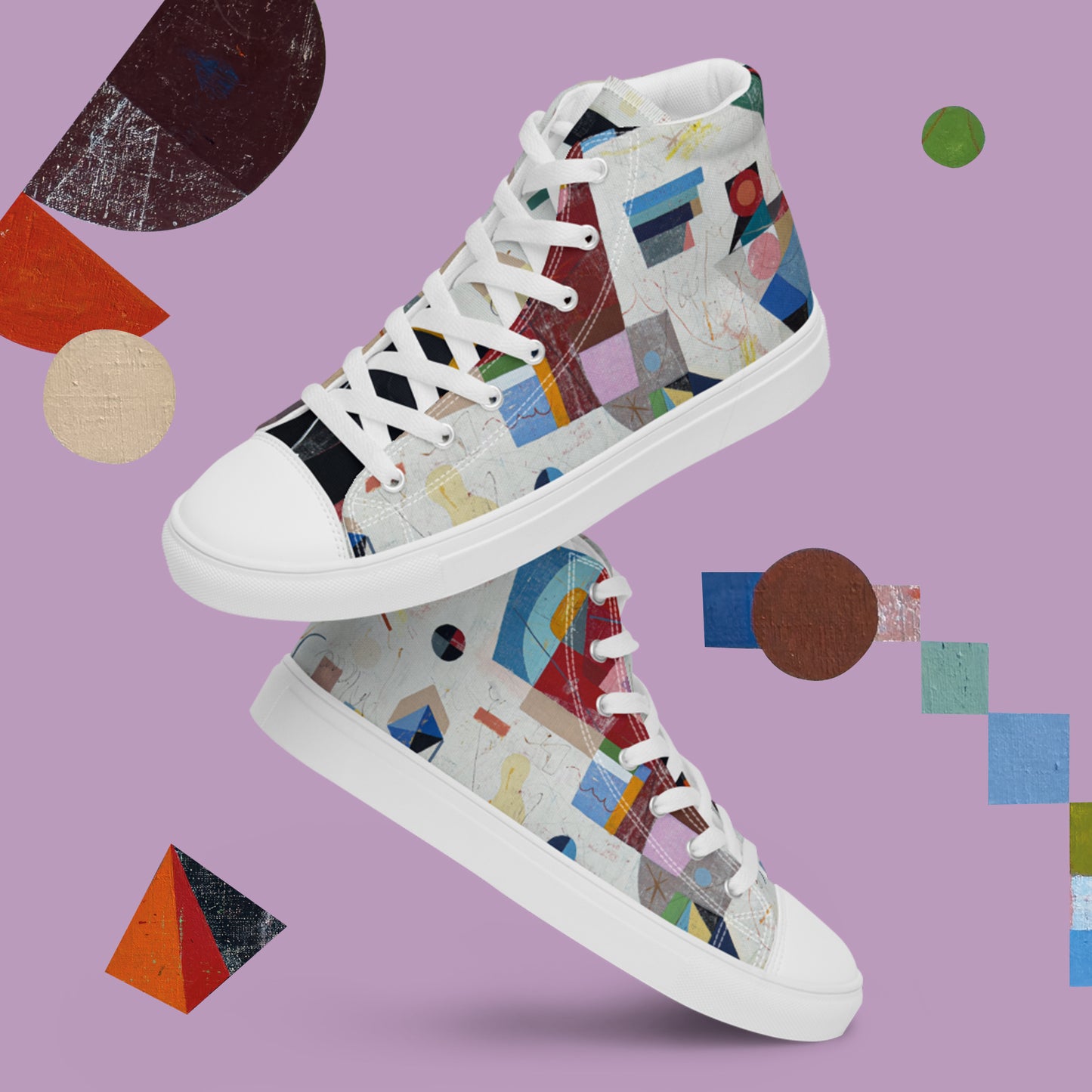Women’s high top canvas shoes