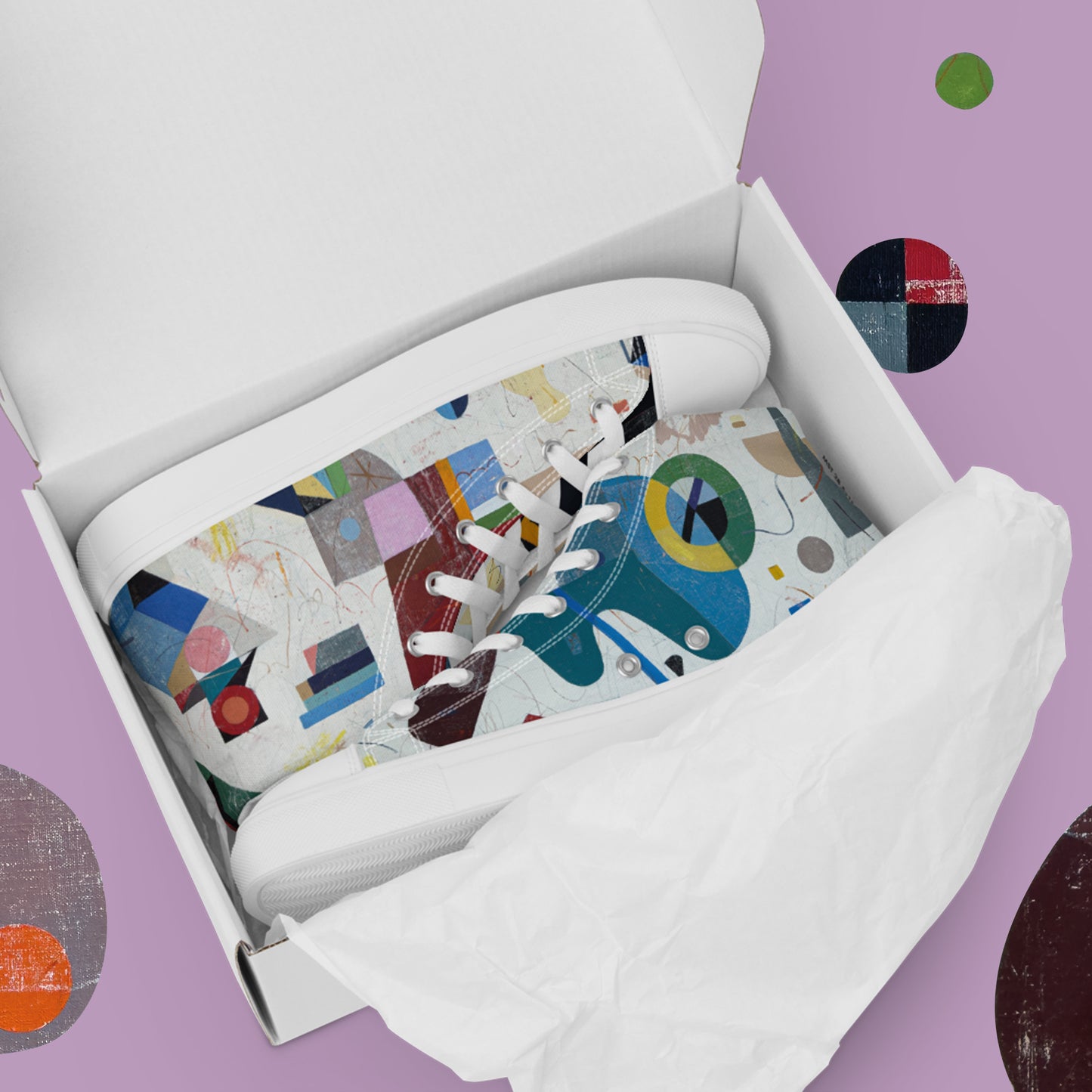 Women’s high top canvas shoes