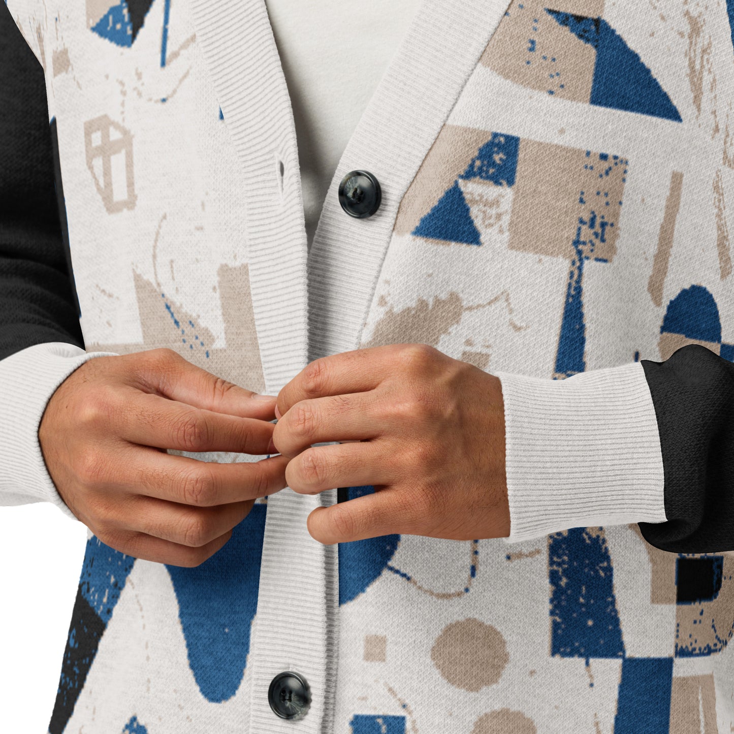 Unisex knitted cardigan