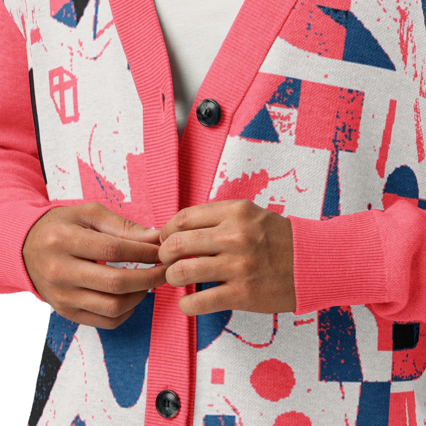 Unisex knitted cardigan