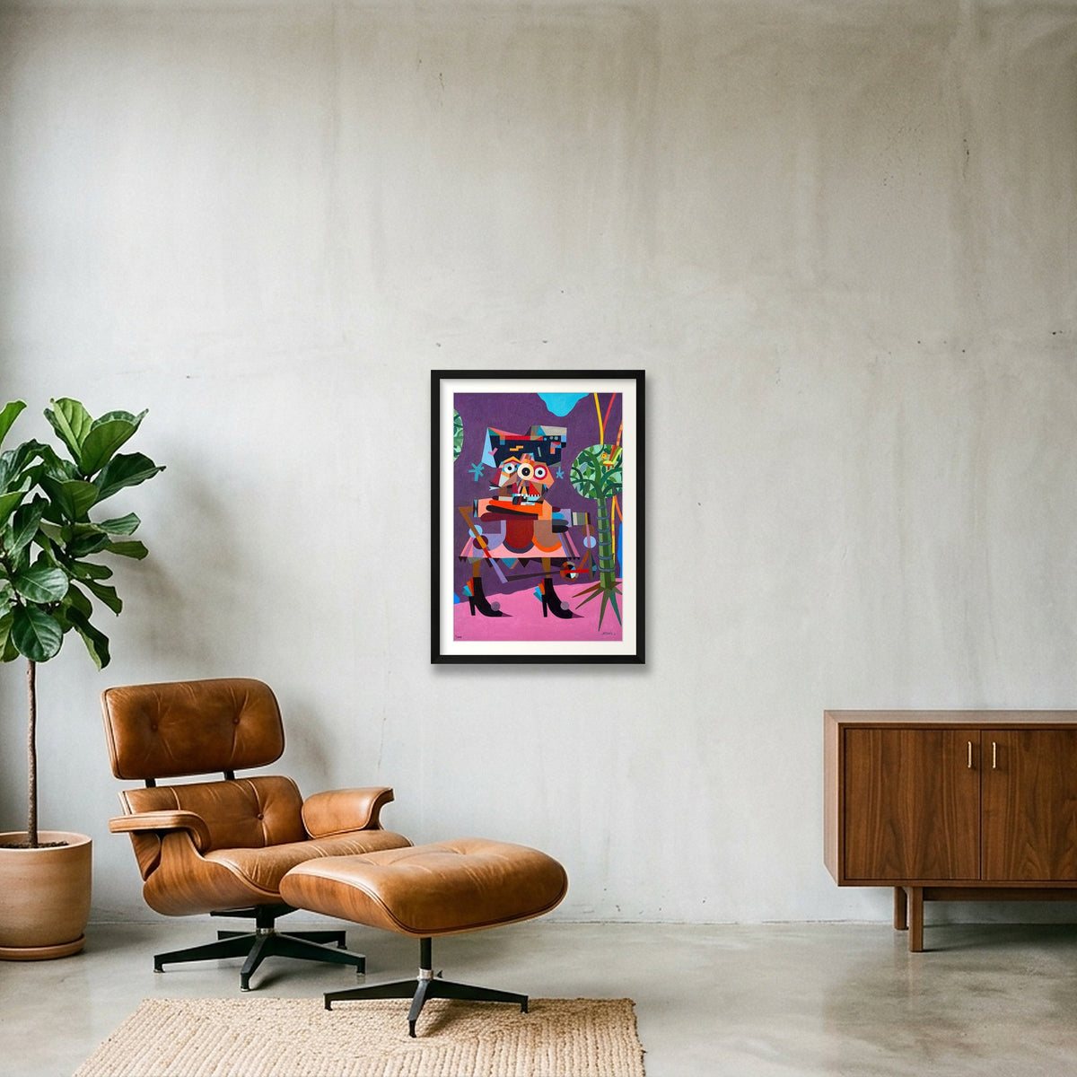 Anne — 42×59cm, 17×23" Black Frame