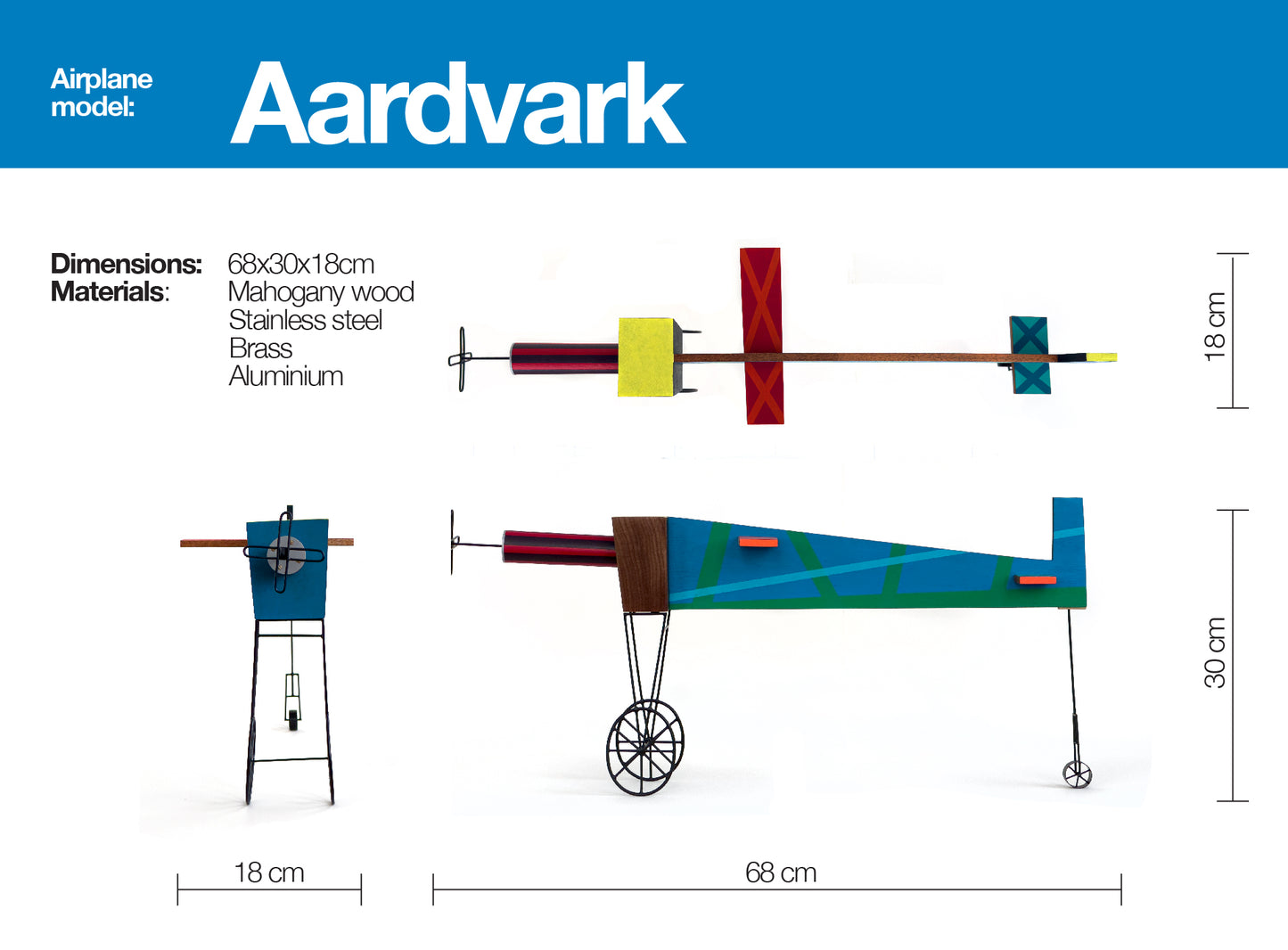 Airplane model "Aardvark"